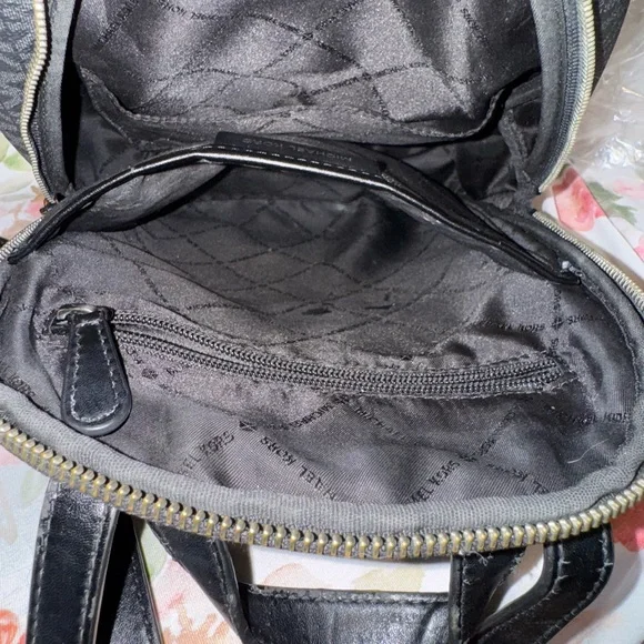 โจ Michael Kors Studded Mini Backpack โ Black MK Logo โ Read Description โจ - Picture 2 of 10